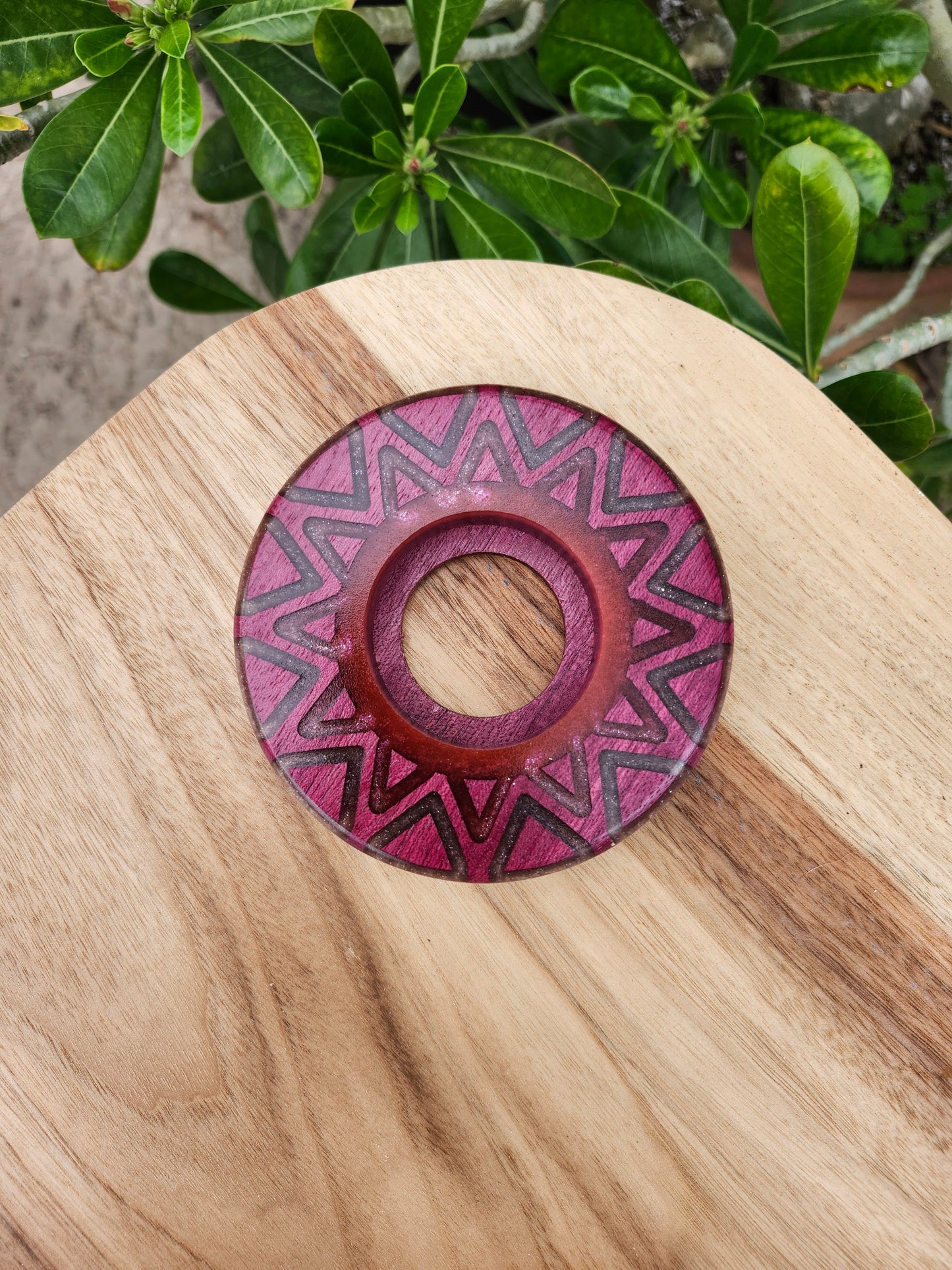 Starburst Pattern Negative Torch Base