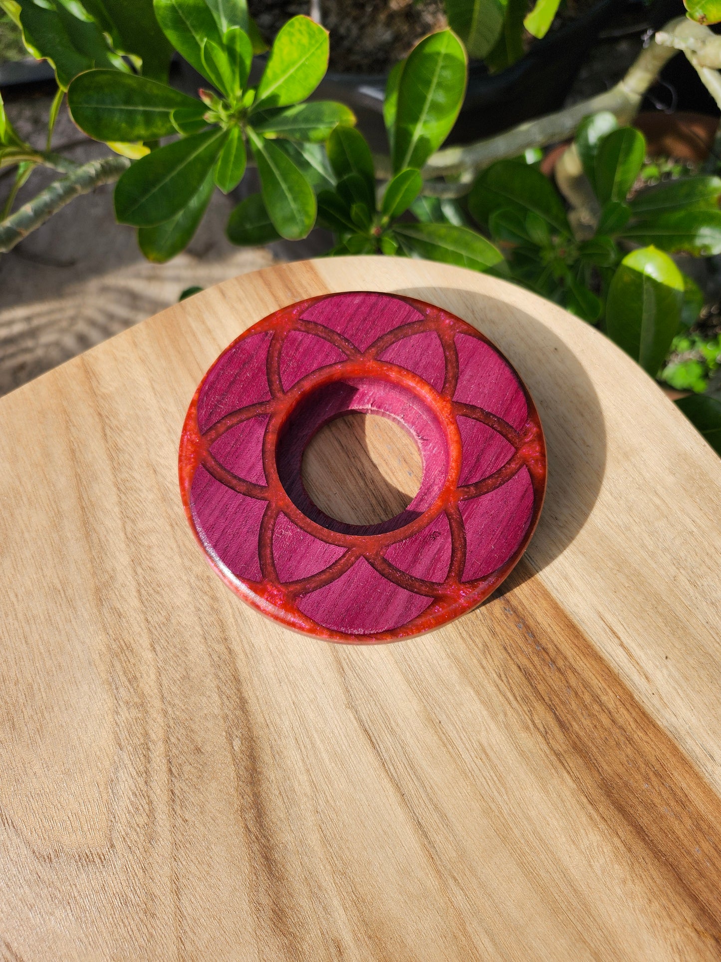 Seed of Life Torch Base - Purple Heart