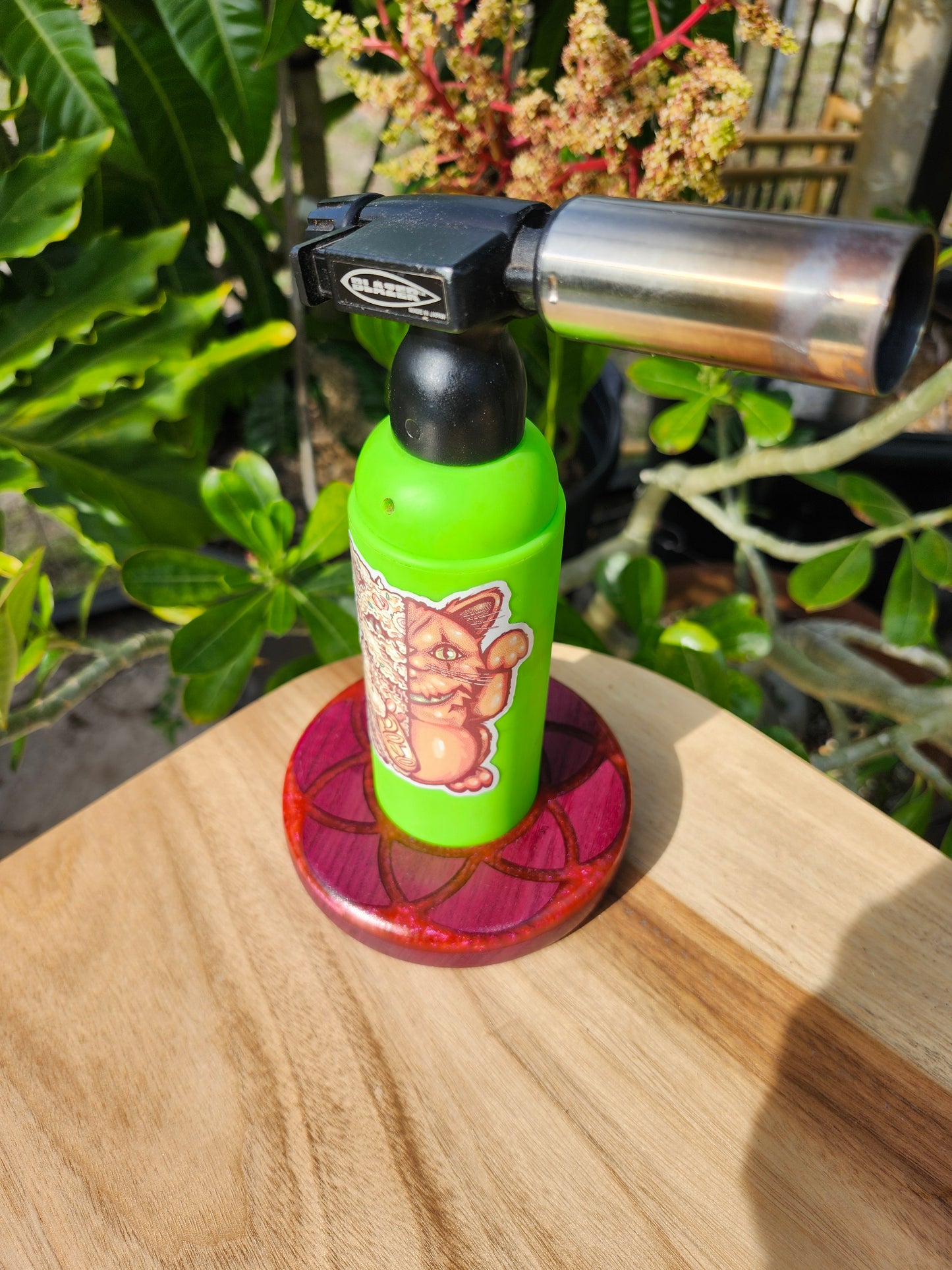Seed of Life Torch Base - Purple Heart