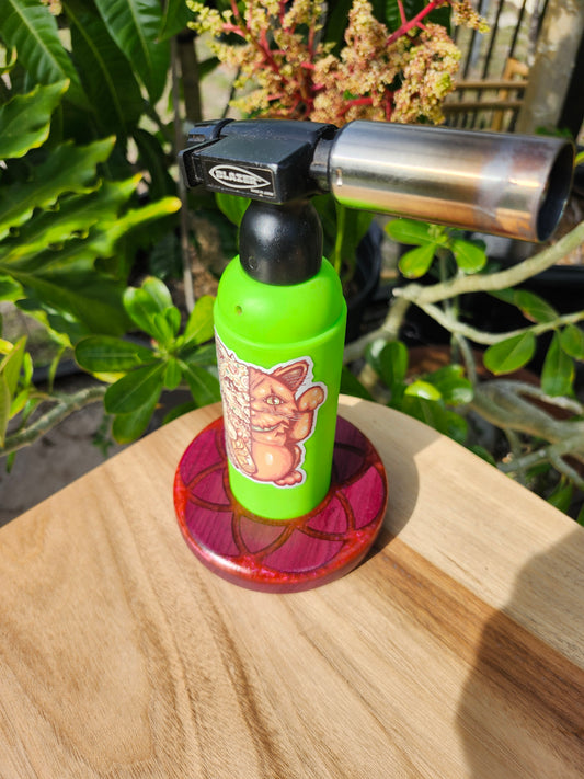 Seed of Life Torch Base - Purple Heart