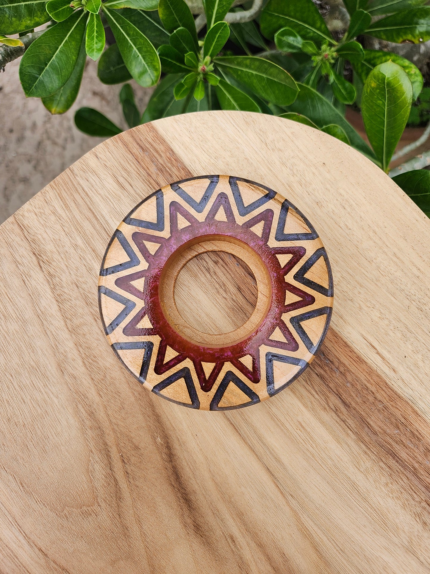 Starburst Pattern Negative Torch Base