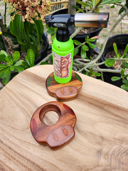 Retro Mushroom Torch Base