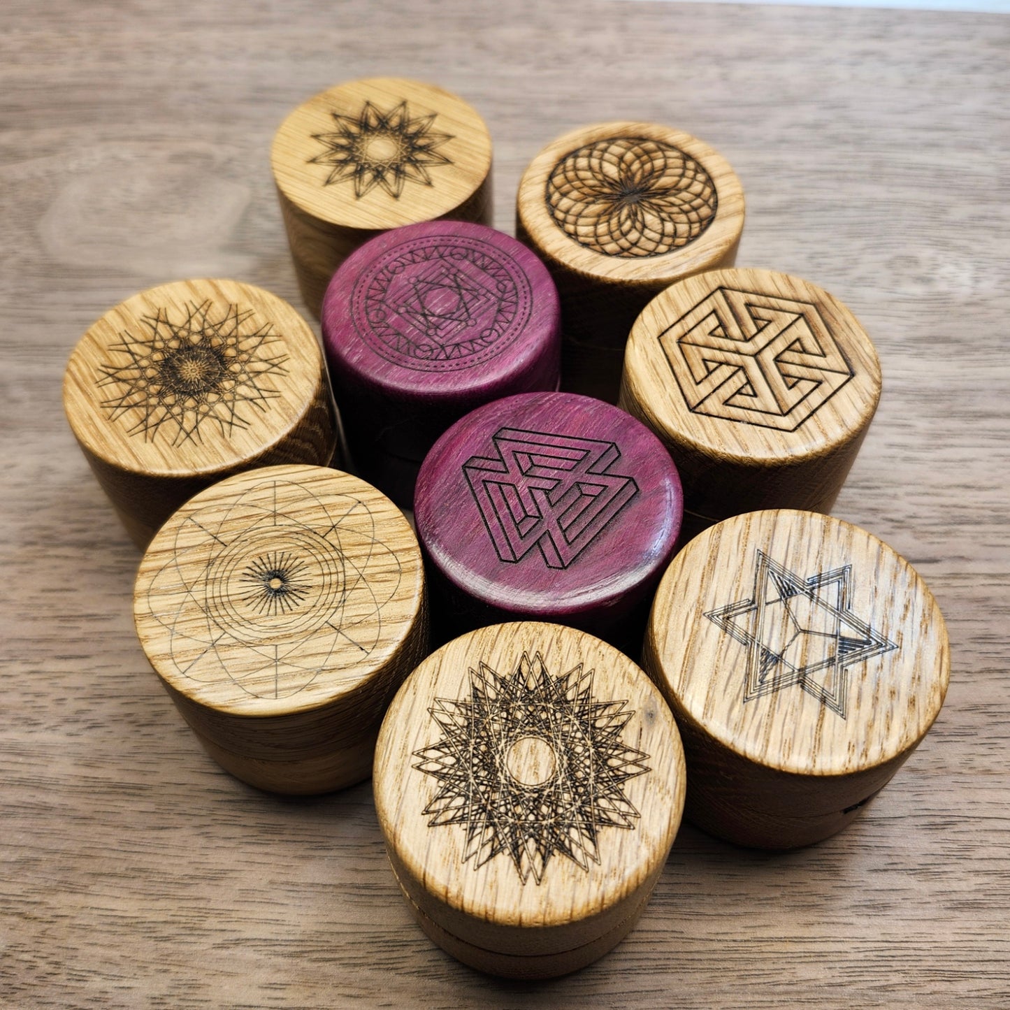 Sacred Geometry Terp Jars