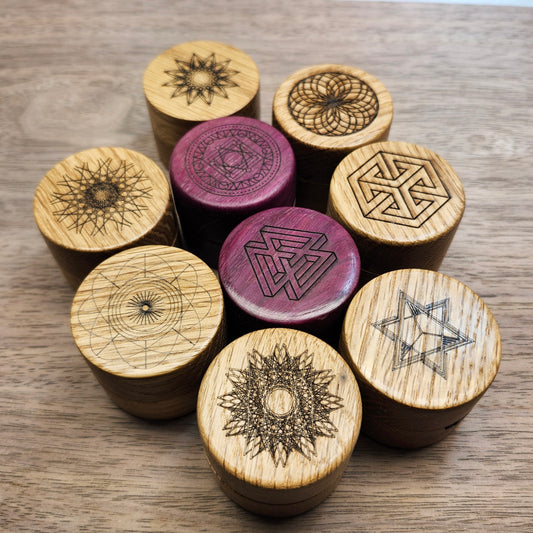 Sacred Geometry Terp Jars