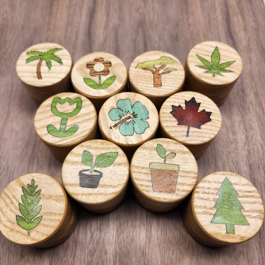 Inlaid Plant Series Terp Jars