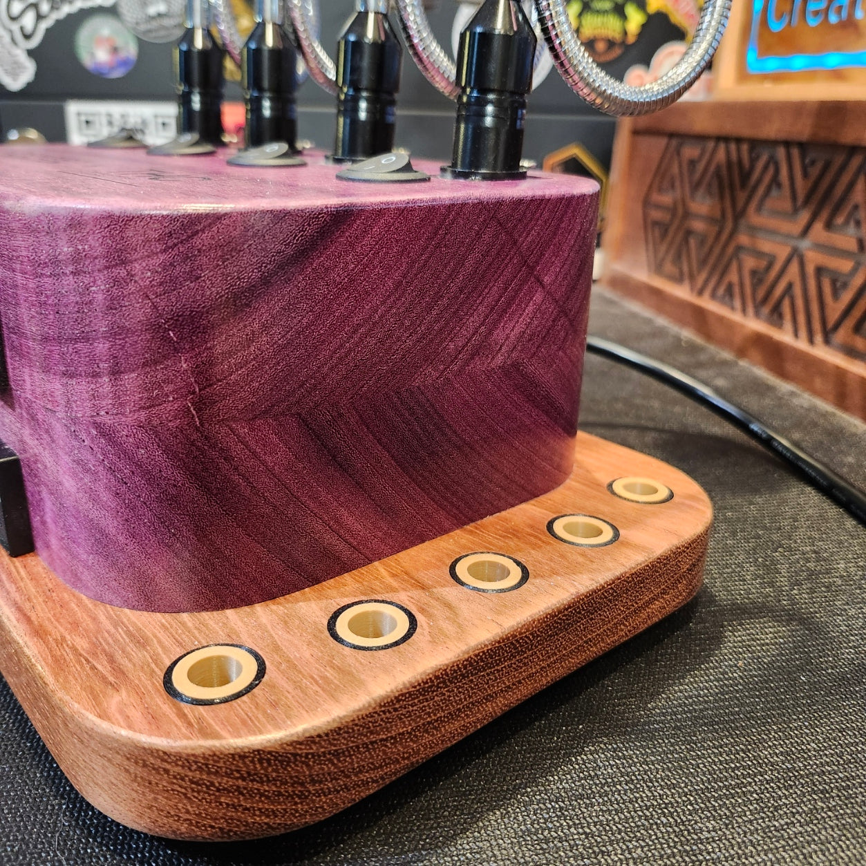 THC x Disorderly Conduction Heating Unit - QUAD FLAME PURPLE