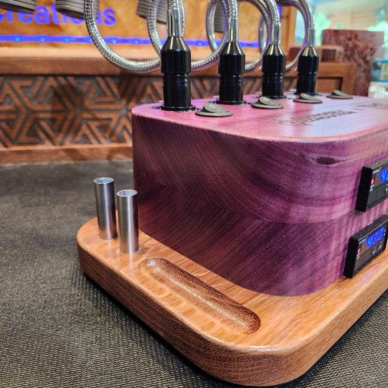 THC x Disorderly Conduction Heating Unit - QUAD FLAME PURPLE