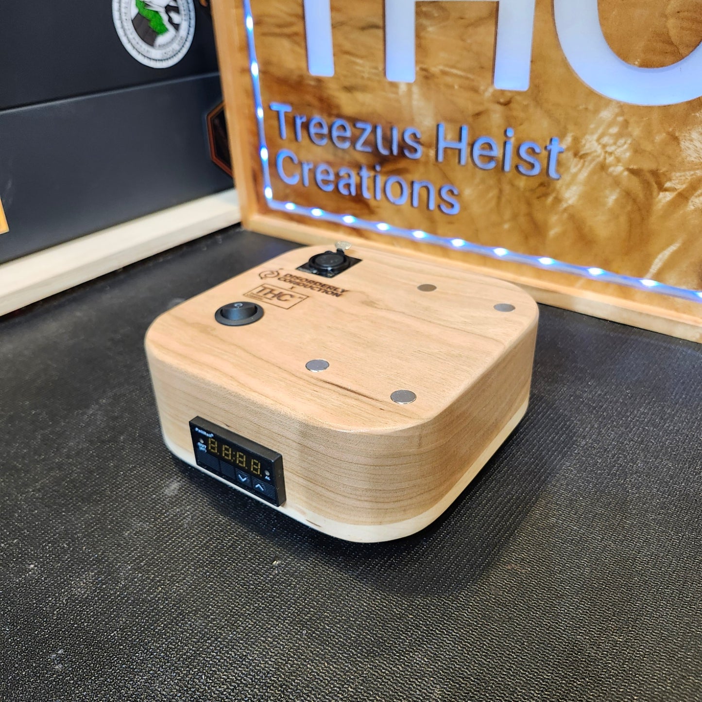 THC x Disorderly Conduction Heating Unit - SINGLE Cherry / Ambrosia Maple