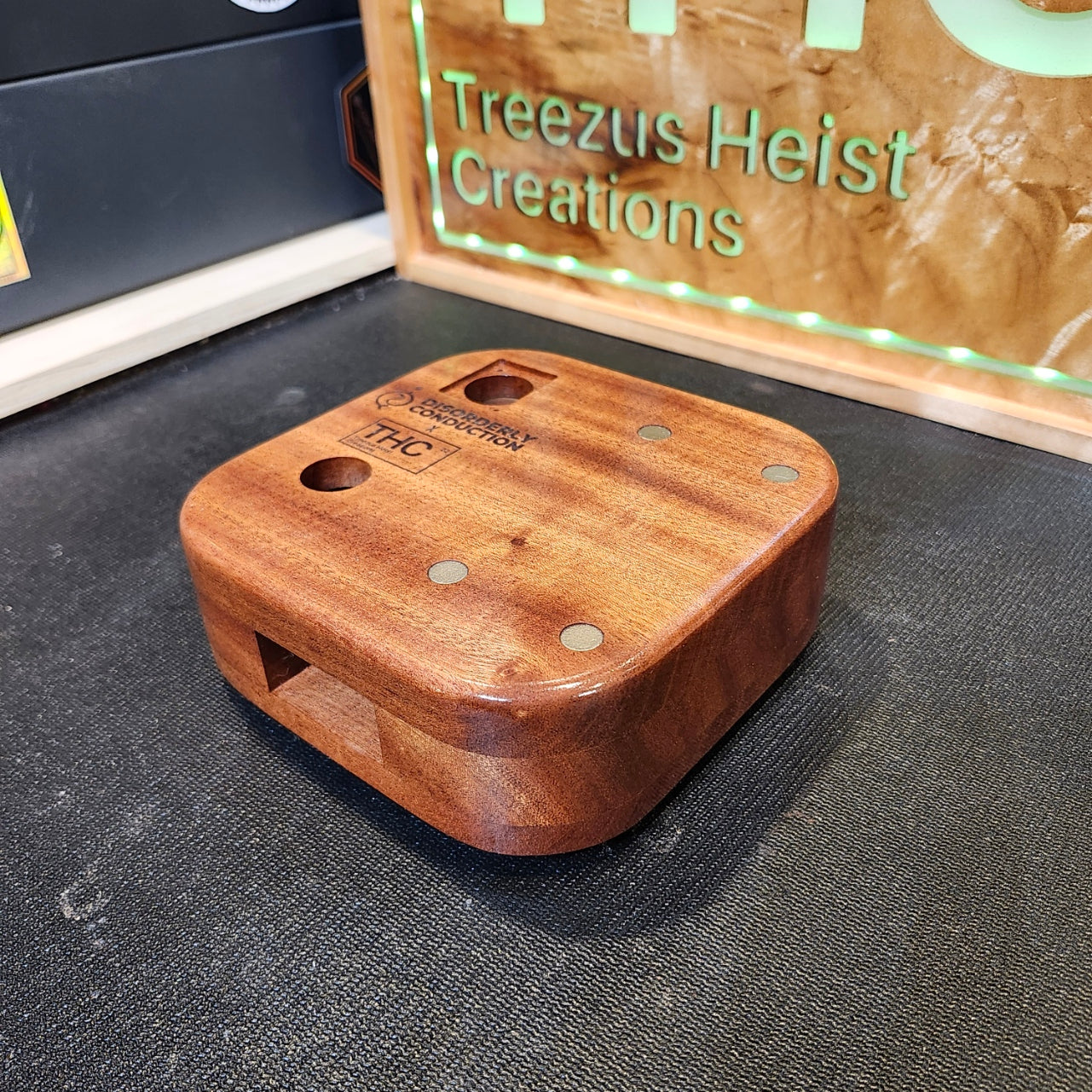 THC x Disorderly Conduction Heating Unit - SINGLE Quarter Sawn Sapele