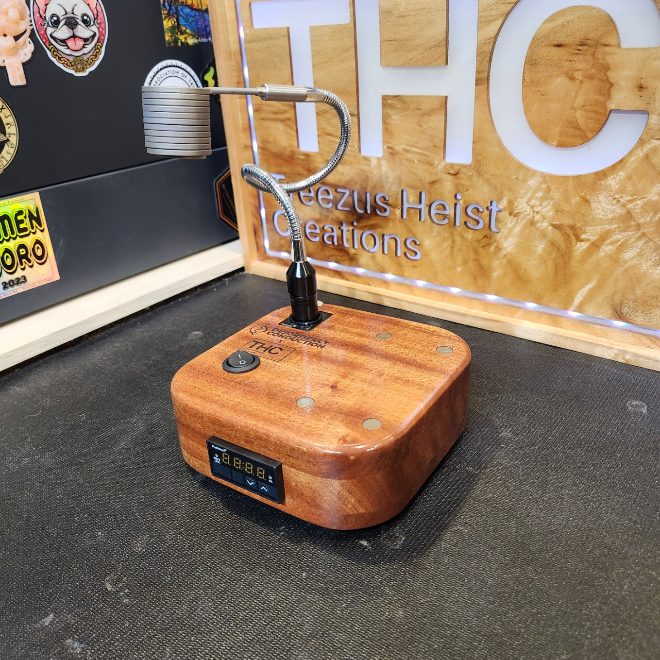 THC x Disorderly Conduction Heating Unit - SINGLE Quarter Sawn Sapele