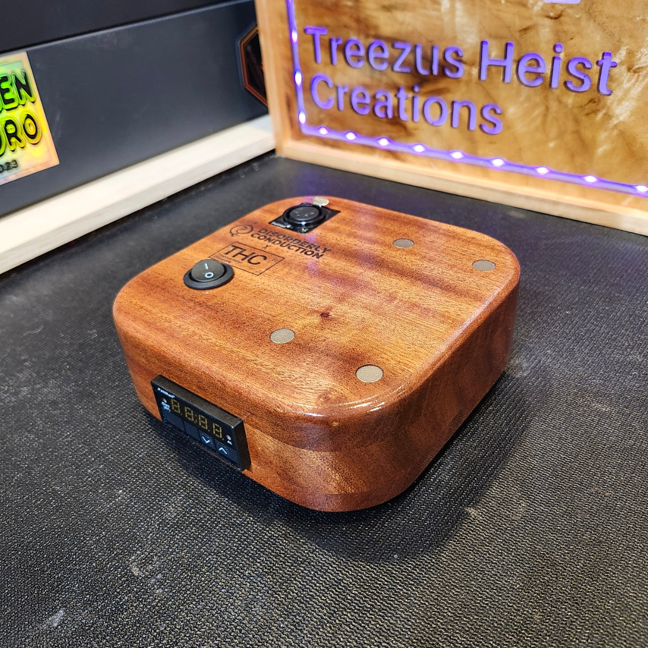 THC x Disorderly Conduction Heating Unit - SINGLE Quarter Sawn Sapele