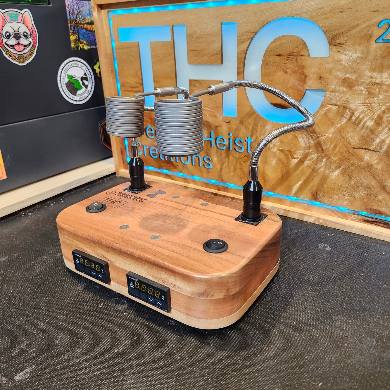 THC x Disorderly Conduction Heating Unit - DUAL Tigerwood / Cherry