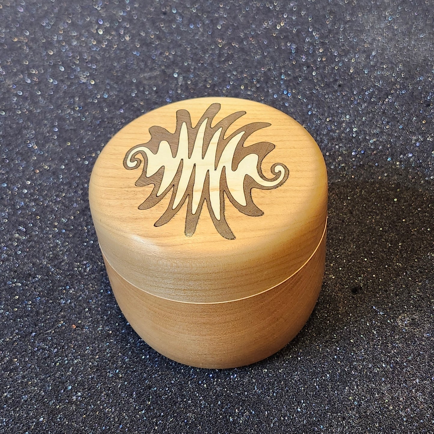 Cherry Wood Wag Jar
