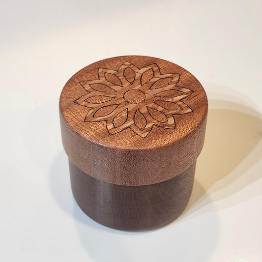 Star Flower Inlay Baller Jar